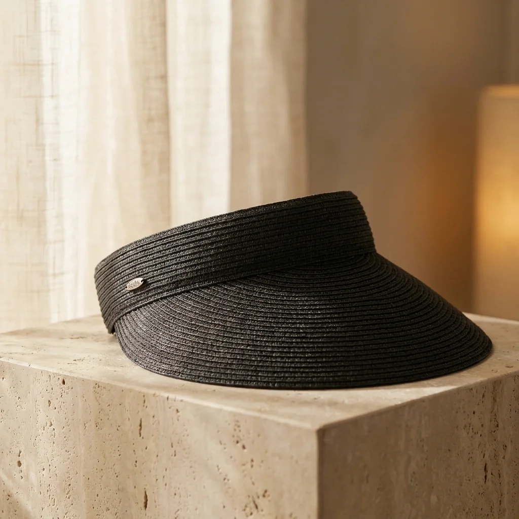 Women's Paper Braid Visor Hat