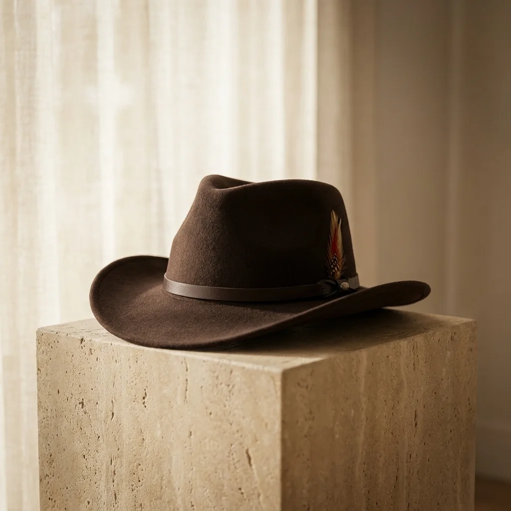 Men's Crushable Felt Outback Hat