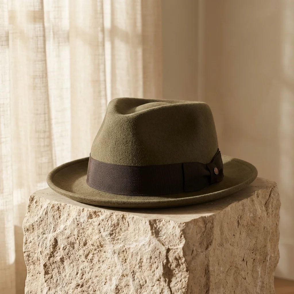 Men's Crushable Wool Fedora Hat